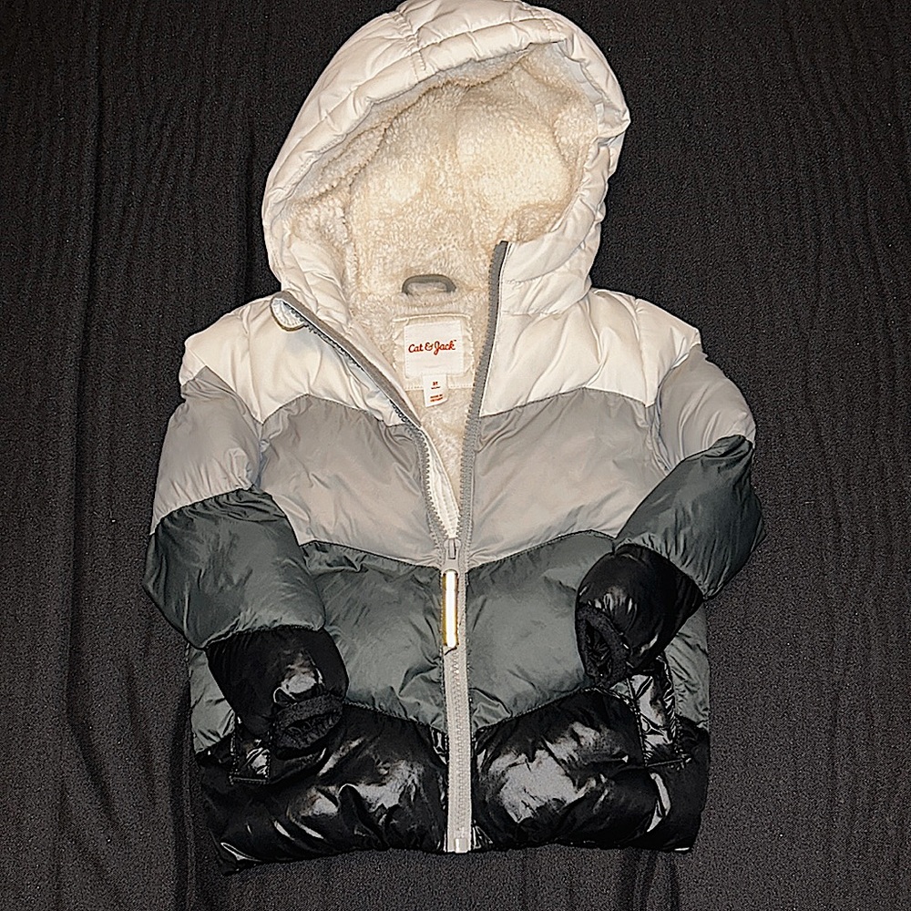 Cat & Jack Puffer Coat -Toddler Size 3T